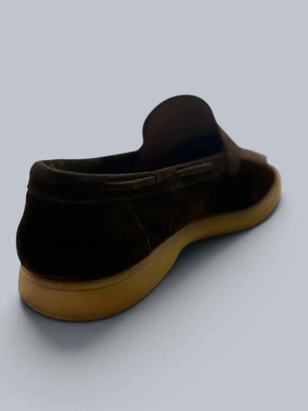 Aurelien Chocolate Brown Suede Yacht Loafer Sz 11US 44EU